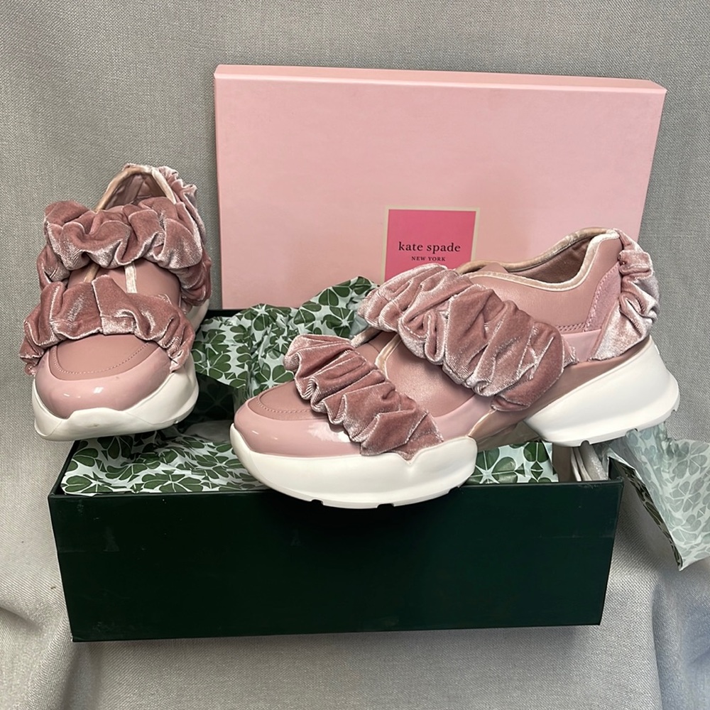 Kate Spade scrunchie shoe